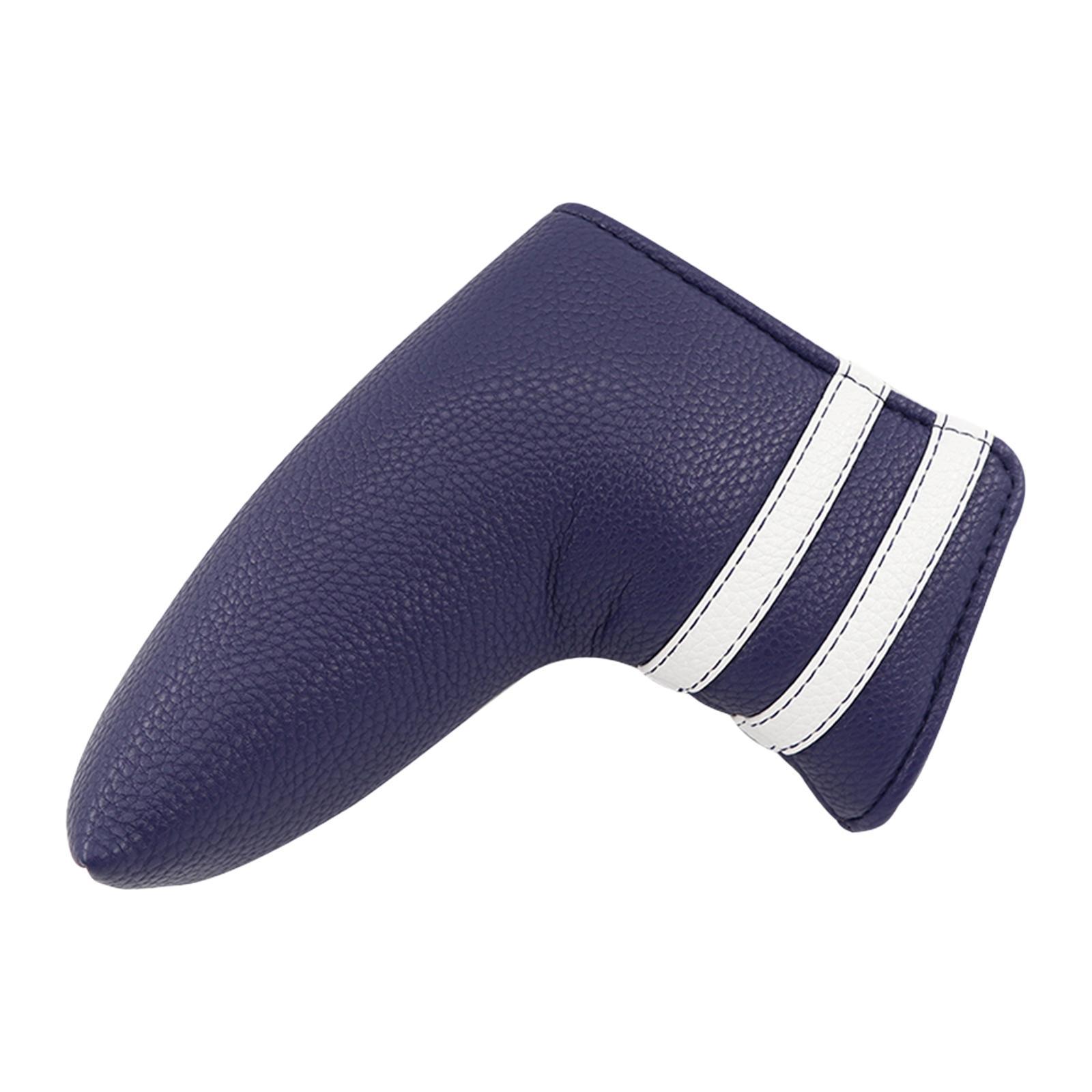 Magideal - Cubierta Para Cabeza De Palo De Golf, Protección Portátil Para Hombres Y Mujeres, Protector Para Exteriores Para Adultos, Cubierta Para Cabeza De Palo Azul Oscuro