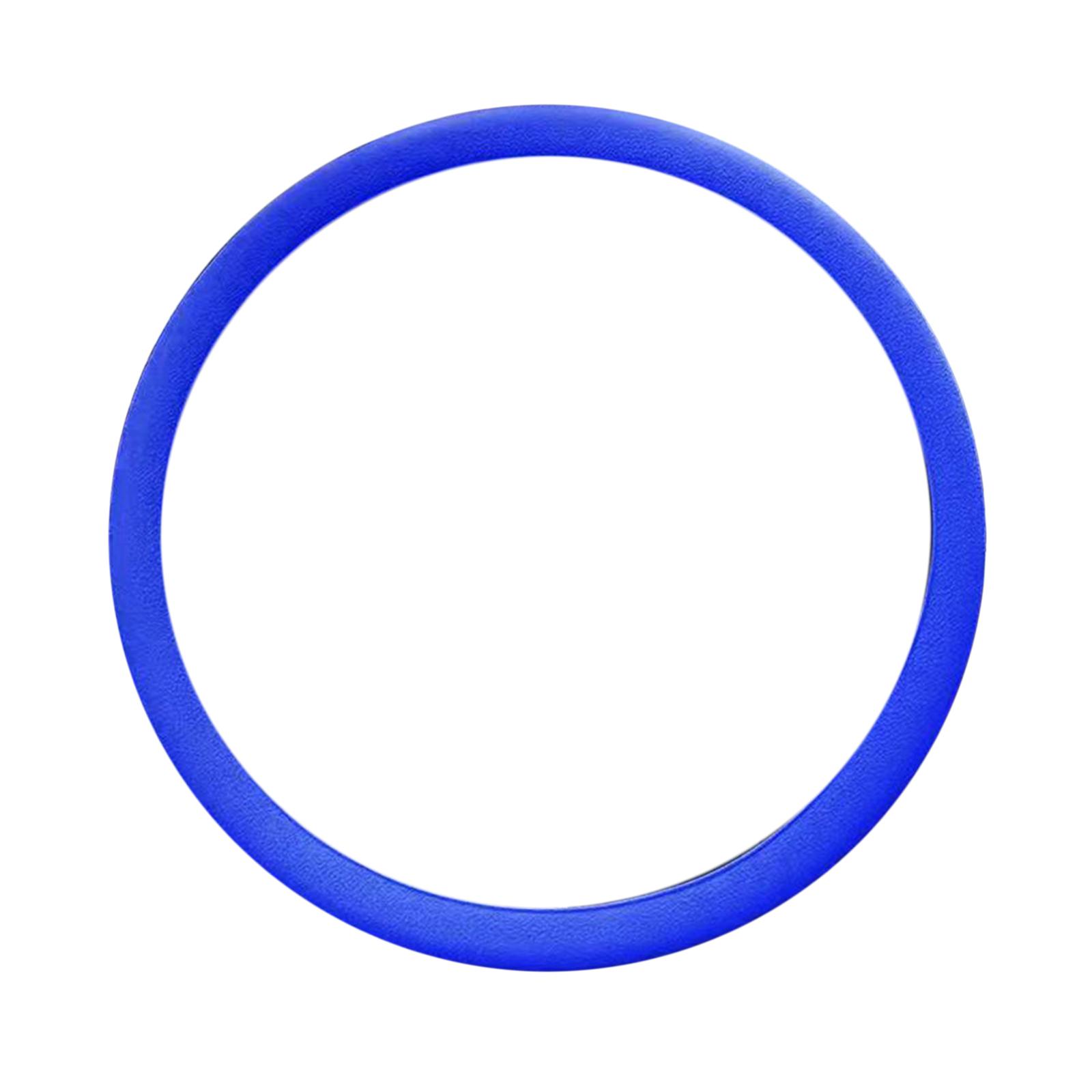 Magideal - Funda Protectora Para Volante De Coche, Accesorio Universal Para Coche, Funda Protectora De Silicona Para Todas Las Estaciones, Mujeres Y Hombres Azul Profundo