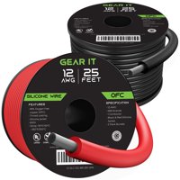 Cable Gearit Silicona 12Awg 7,5 M 600V Negro Y Rojo