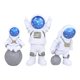 thumbnail image 4 of 3x Figura De Astronauta Estatua Estatuilla Decoración De Pasteles Adornos Regalos Azul, 4 of 5