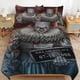 thumbnail image 1 of Juego de ropa de cama Pennywise, funda nórdica, cómoda y ligera, juego de ropa de cama con diseño de dibujos animados, 3 piezas., 1 of 3