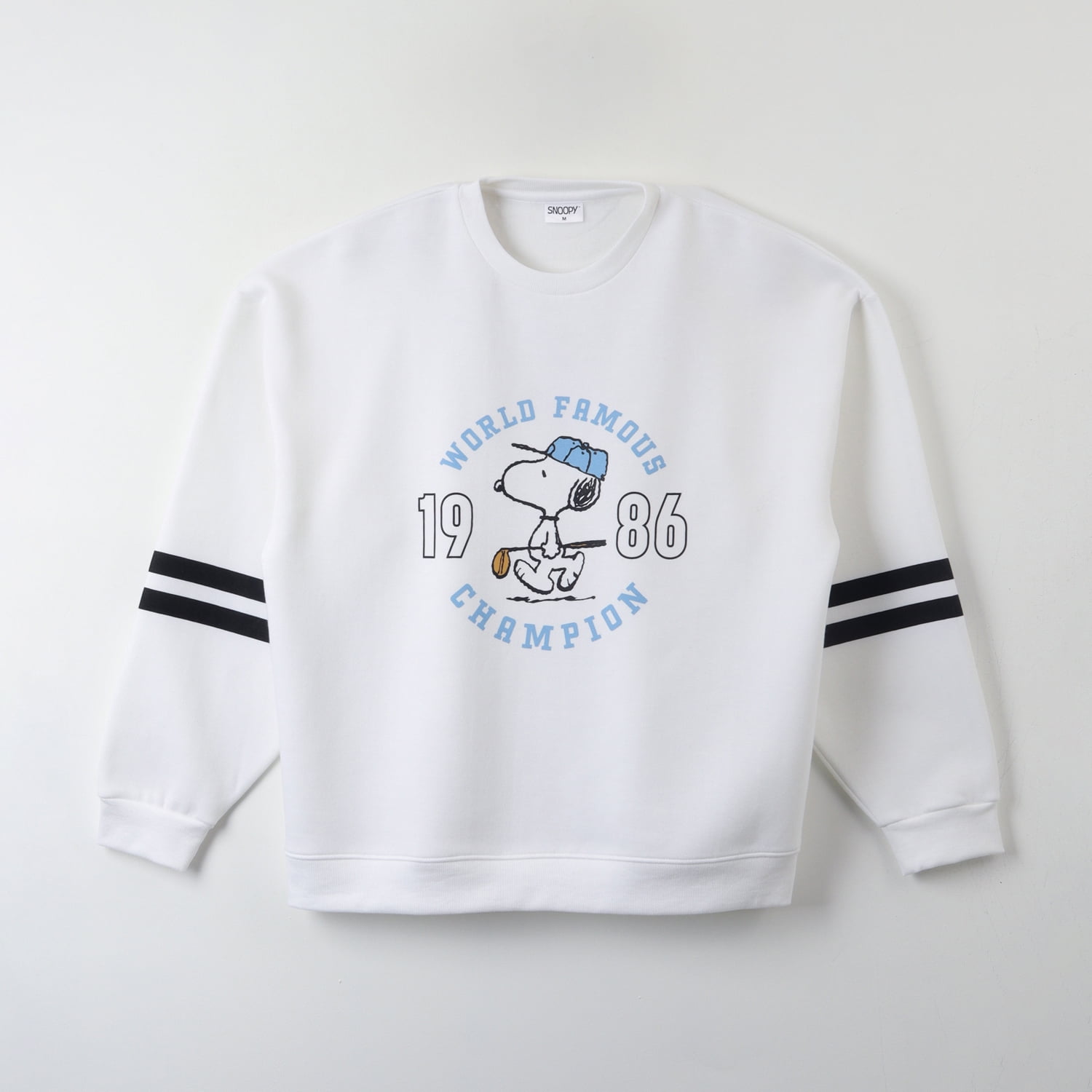 Poleron Cerrado Mujer 1986 Blanco Snoopy