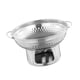 thumbnail image 4 of Olla caliente con alcohol para cocinar en casa, calentador de alimentos para catering, miniolla para acampar , Plateado, 23 X 13.4 Cm 23 x 134 cm, 4 of 5