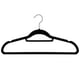 thumbnail image 2 of Colgadores de Ropa Terciopelo 3 unidades Color Negro BoxSweden, 2 of 3