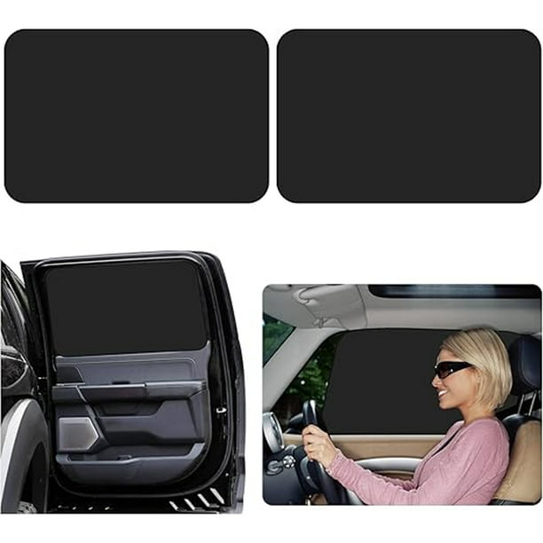 Cortinas De Coche De 2 Piezas Con Imán, Bloqueo De Luces Brillantes Y Protección Uv, Protección De La Privacidad Del Coche, Accesorios Esenciales Para La Ventana Del Coche Del Bebé