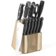 thumbnail image 1 of Juego de cuchillos para cubiertos Martha Stewart Greeley, 14 piezas con bloque, 1 of 7