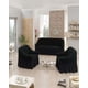 thumbnail image 1 of Juego Fundas Sillon Elastica 3+1+1 Nido Abeja Con Faldon, 1 of 6