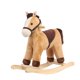 thumbnail image 1 of Rocking Horse Rock My Baby con sonido realista de más de 18 millones de pulgadas, marrón claro, 1 of 8