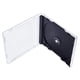 thumbnail image 4 of Funda para CD Jewel Maxtek Standard Single, transparente, con bandeja negra, paquete de 50 unidades, 4 of 6
