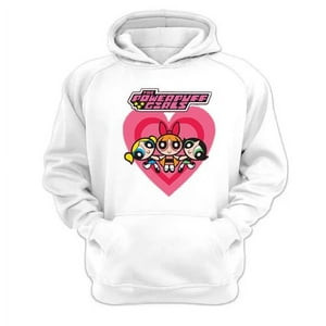 Genérico - Polerón Canguro Niñas Superpoderes Blanco Talla M Unisex