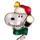 thumbnail image 2 of Árbol de Navidad iluminado con forma de Snoopy de Kurt Adler, 23 cm de altura, 2 of 7