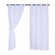 thumbnail image 1 of Set Cortinas Rustica 4 pzas. Argolla 140 x 220 Cm Chevron White, 1 of 3