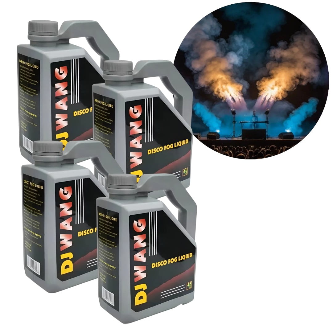 Genérico - Pack X4 Liquidos De Humo Para Maquinas Alta Densidad 4,5 Lts