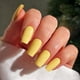 thumbnail image 2 of Presiona las uñas JOYVVEW, cuadradas medianamente largas, de color amarillo brillante, 2 of 7