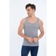thumbnail image 3 of Camiseta Hombre Elasticada Sin Manga Acanalada Algodón 7610, 3 of 4