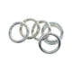 thumbnail image 3 of 6 Anillos Tóricos De Puerta De Resorte De 32 Mm Para Llaveros, Bolsos, Correas, Manualidades, Plata, 3 of 5