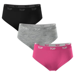 Top - Calzón Pantaletas Niña Algodón Pack 3 C2