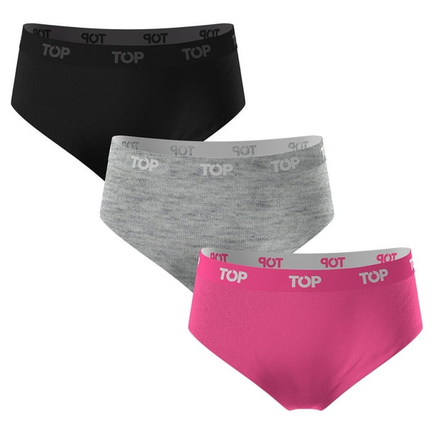 Calzón Pantaletas Niña Algodón Pack 3 C2