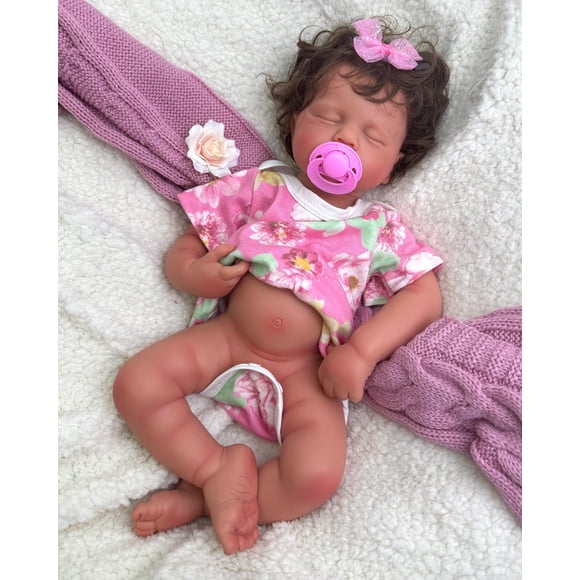Muñeca bebé reborn de silicona Oppaionaho de 48 cm, niña, realista