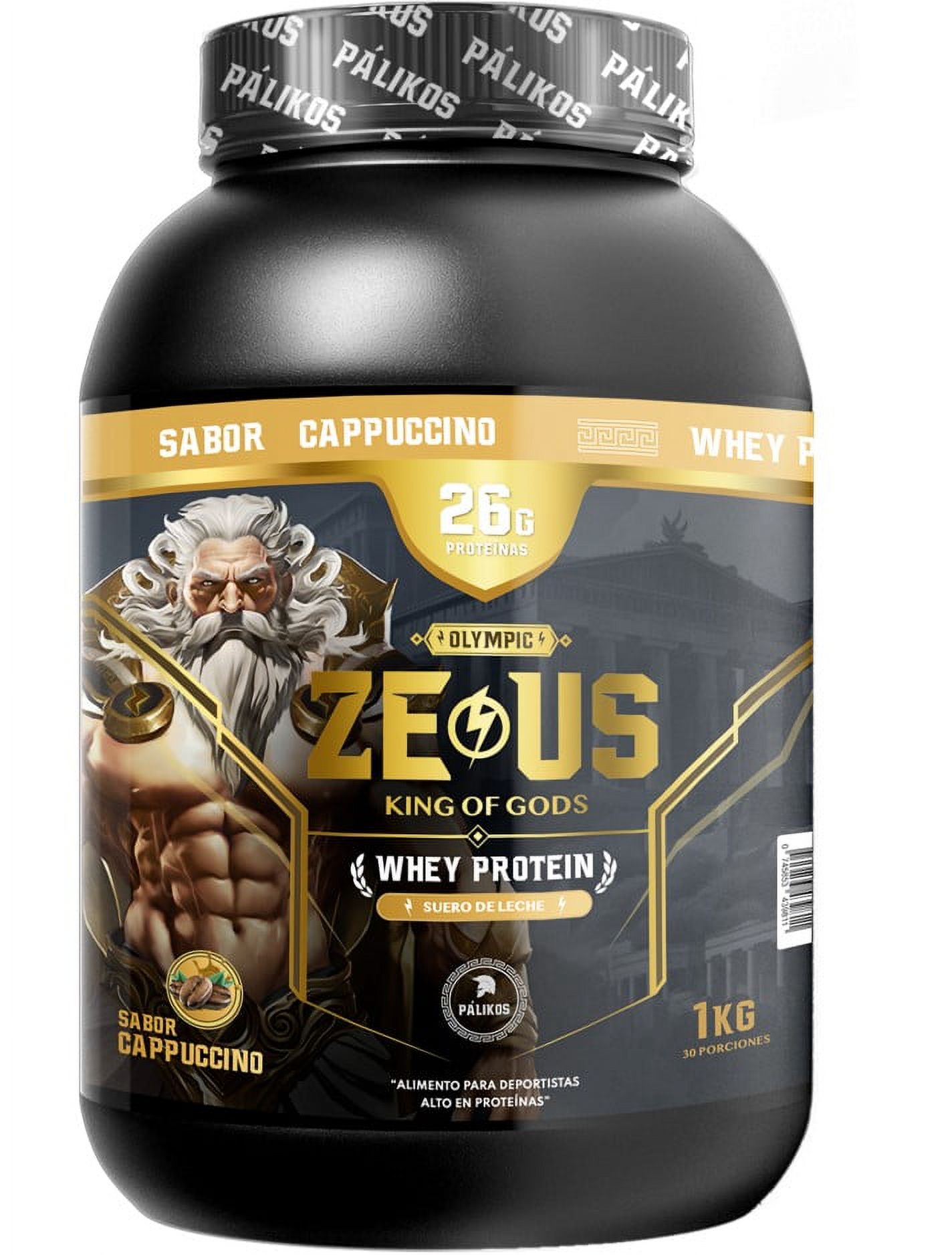 Palikos Fitness - Proteína 1Kg / Zeus / Sabor Frutos Del Bosque/ 30 Servicios