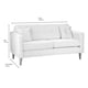 thumbnail image 5 of Sofa New Retro 3 Cuerpos Felpa 04 Gris, 5 of 5