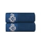 thumbnail image 1 of 1/2/4pcs Cotton Material Thickened Embroidered Towel Set, Crown Pattern Soft Absorbent And Not Faded, 13.7*29.5in Hand Towel And 27.6*55in Bath Towel Set, Suitable For Family Use, 1 of 5