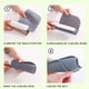 thumbnail image 5 of Bolsa de silicona resistente al calor para esterillas de peinado, almohadilla de silicona anticalor para planchas de pelo, rizadores y planchas planas., 5 of 5