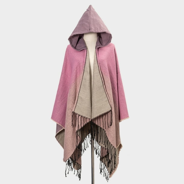 Cozy & Stylish Oversized Geometric Print Blanket Shawl with Tassel Wrap - Perfect for Outdoor Wind Protection!
