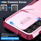thumbnail image 3 of Funda Resistente para Samsung Galaxy S24 Plus con Tapa Deslizante y Protección Militar Rosa, 3 of 6