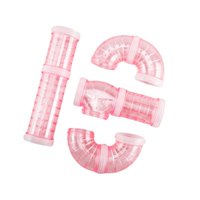 Magideal - Hamster Tube Set Hamster Playground Tubo Deportivo Externo Hamster Ejercicio Juguetes Juguete De Hámster Para Jaula De Hámster Accesorios Para Rosa