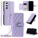thumbnail image 1 of Funda tipo billetera FOXDOCK para Samsung Galaxy S23 FE – Tapa abatible con correa para mujer, 1 of 5