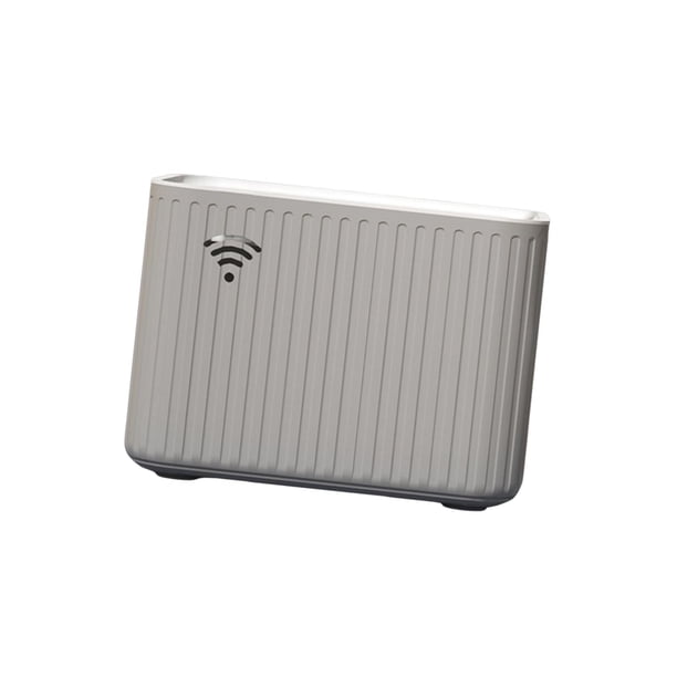 Caja De Almacenamiento Del Enrutador Decoración De La Caja De Administración De Cables Que Oculta El Cable Para El Dormitorio Gris