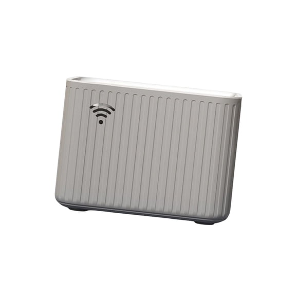 Caja De Almacenamiento Del Enrutador Decoración De La Caja De Administración De Cables Que Oculta El Cable Para El Dormitorio Gris
