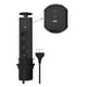 thumbnail image 1 of Torre Enchufe Negro 80mm Chileno 3 Orificios (1 USB-A + 2 USB-C), 1 of 6