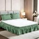 thumbnail image 1 of Faldón de Cama de 4 Capas Suxumhao Verde Full, 1 of 3