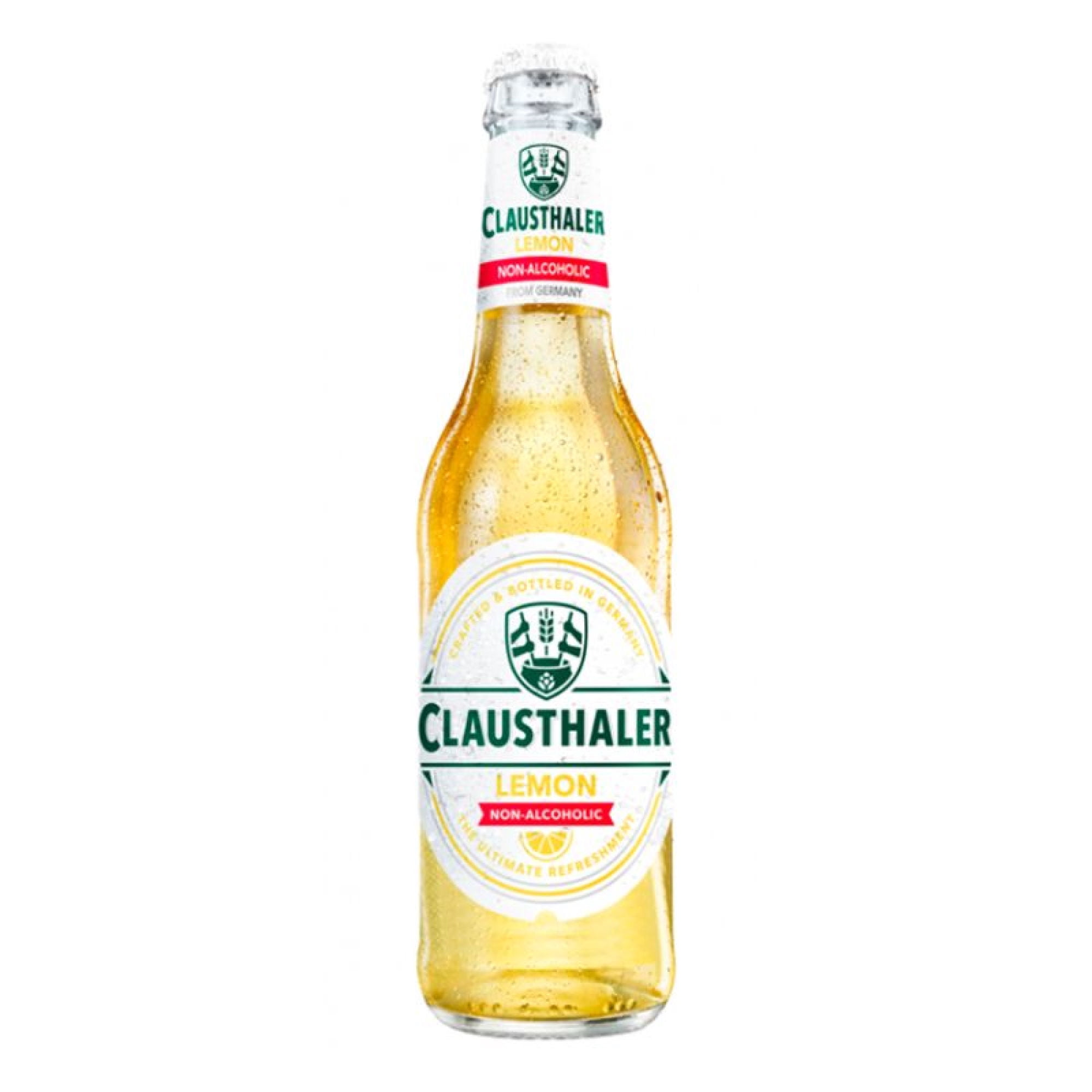 Cerveza Sin Alcohol Limón 0.2° Botella 330 ml Clausthaler
