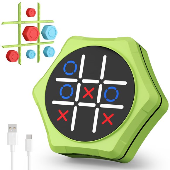 Juego electrónico de tres en raya Tersolyn 5 en 1 portátil