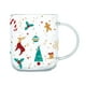 thumbnail image 3 of Taza De Cristal Navideña De 450ml, Tazas De Agua Para Té, Reutilizables Para Cafetería, Cocina, Estilo A, 3 of 3