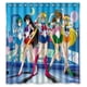 thumbnail image 1 of Cortina de ducha Sailor Moon, juego de cortina de baño con ganchos, tamaño 66 x 72 pulgadas, 1 of 3