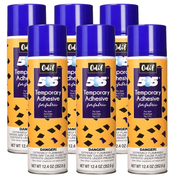 Adhesivo En Aerosol Temporal Para Tela 505 Spray 6 X 365 Ml