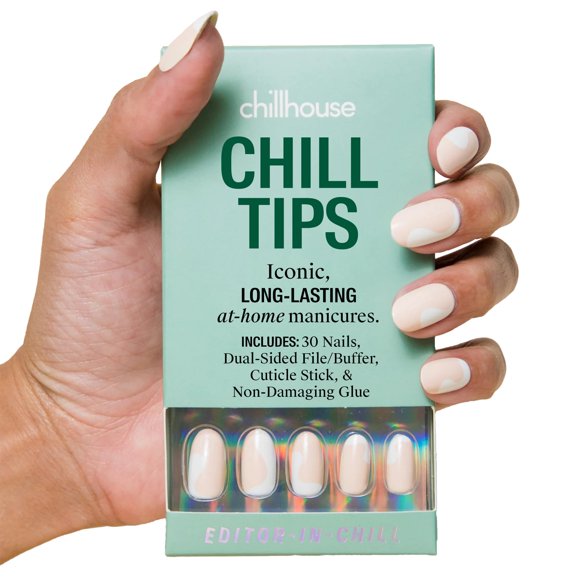 Uñas Postizas Chillhouse Editor en Chill (Oval)
