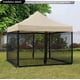 thumbnail image 5 of Mosquitera Tiimmgaal 305x305 cm con doble puerta, negra, 5 of 6