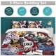 thumbnail image 5 of Demon Slayer 3-Piece Bedding Set Warm And Comfortable Soft Duvet Cover Bed Set for Boys Girls Kids Adult Bedroom All Season, 5 of 5