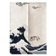 thumbnail image 2 of Puerta de algodón de estilo japonés, puerta, cortina, olas, 85 x 150 cm., 2 of 5