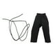 thumbnail image 2 of Pantalón Informal En Miniatura A Escala 1:18 Para Figuras De Hombre De 3,75 Pulgadas, Accesorio, Disfraz Negro, 2 of 3