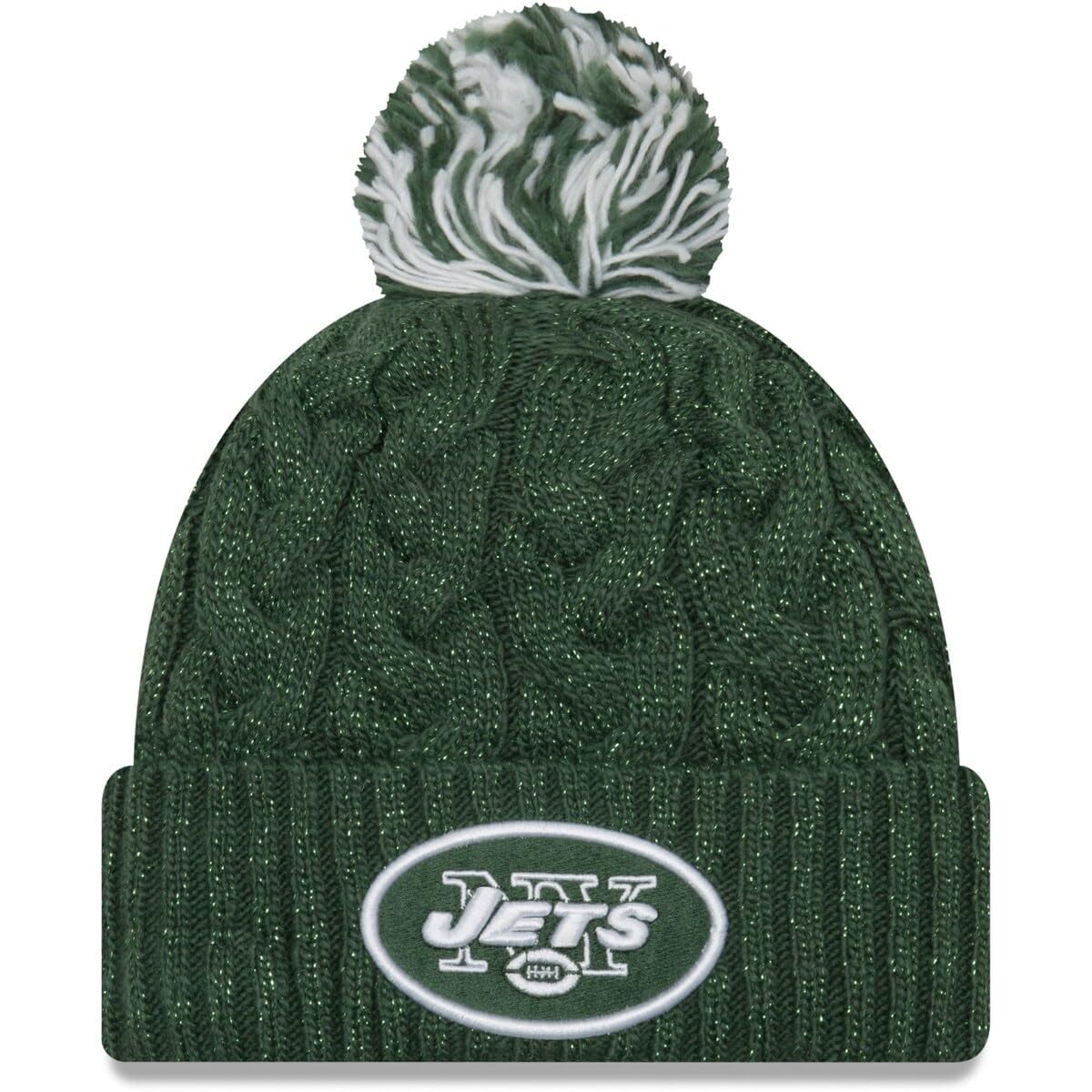 Gorro Con Puño Y Pompon New Era Nfl New York Jets Verde