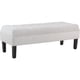thumbnail image 1 of Banqueta Wood Capitone Felpa Crudo, 1 of 1