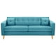 thumbnail image 1 of Sofa New Retro 3CG Felpa 05 Turquesa, 1 of 6