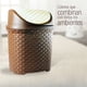 thumbnail image 3 of Papelero Vaiven Ratán 8Lts Cafe-Beige, 3 of 3