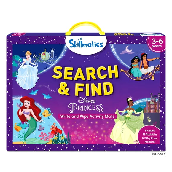 Actividad de aprendizaje preescolar Skillmatics Disney Princess